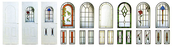 Door glazing options - Opal range