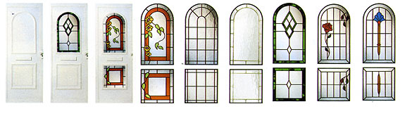 Door glazing options - Sapphire range