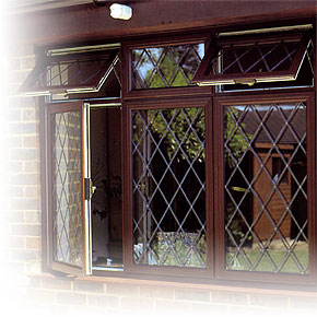 Aluminium window detail