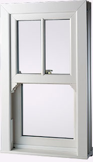 Aluminium vertical slider window