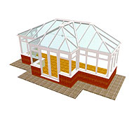 Conservatory - T-Shape