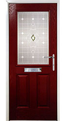 Composite front door - Californian Red