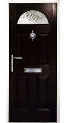 Composite front door - Canyon Black