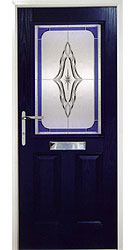 Composite front door - Coral Blue