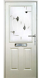 Composite front door - Exotic White