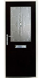 Composite front door - Glacier Black