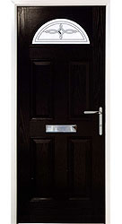 Composite front door - Mediterranean Black