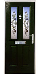 Composite front door - Sunset Green