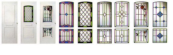 Door glazing options - Emerald range