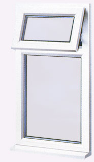 Aluminium casement window